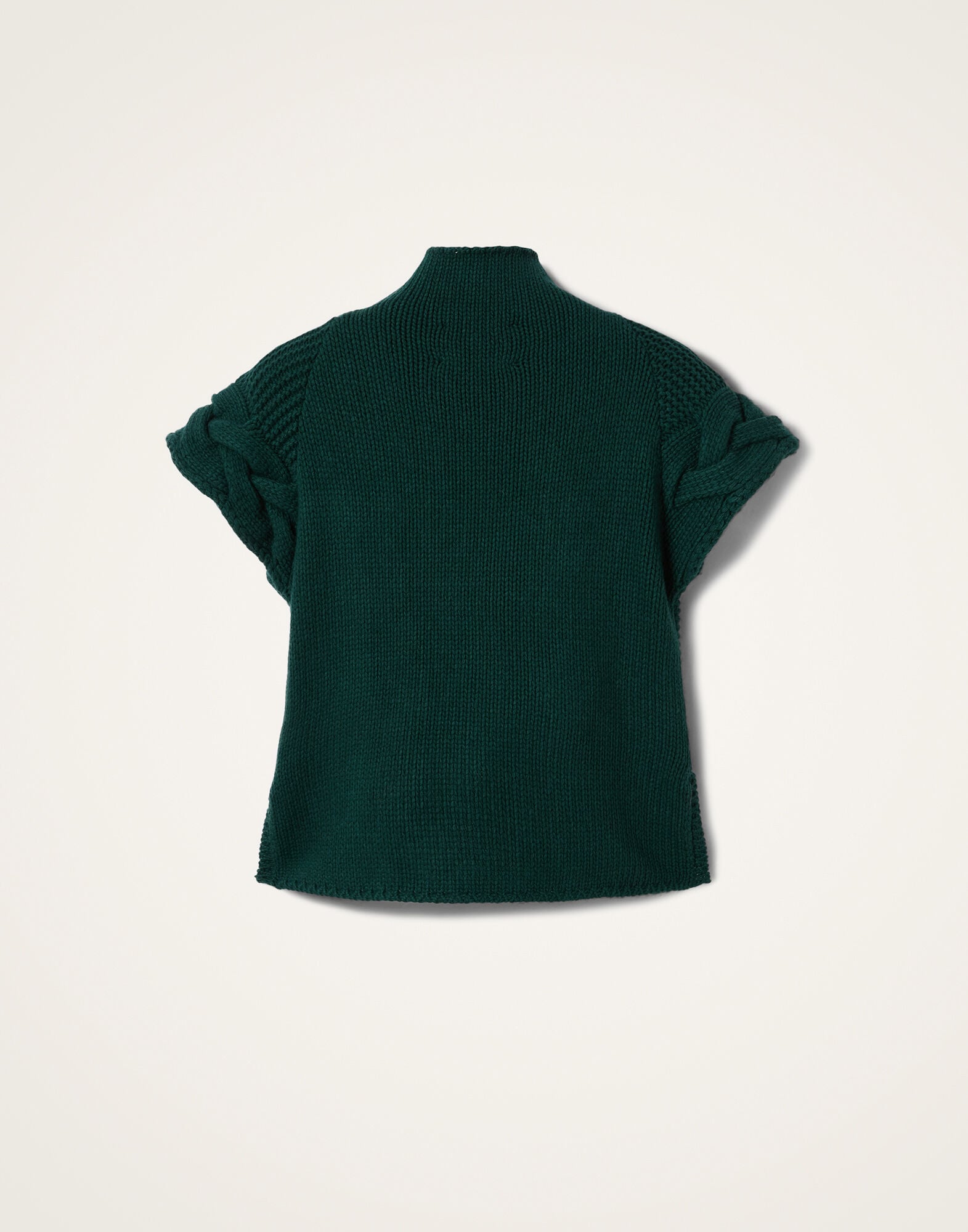 Portrait Top La DoubleJ: Solid Green PUL0204KNI120