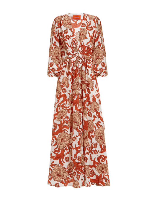 Long Camerino Dress La DoubleJ: Reef White Long Camerino Dress La DoubleJ: Reef White DRE0720CRE002