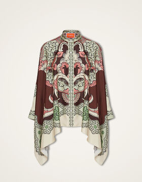 Foulard Shirt La DoubleJ: Portal Placée Brown SHI0167LAC008