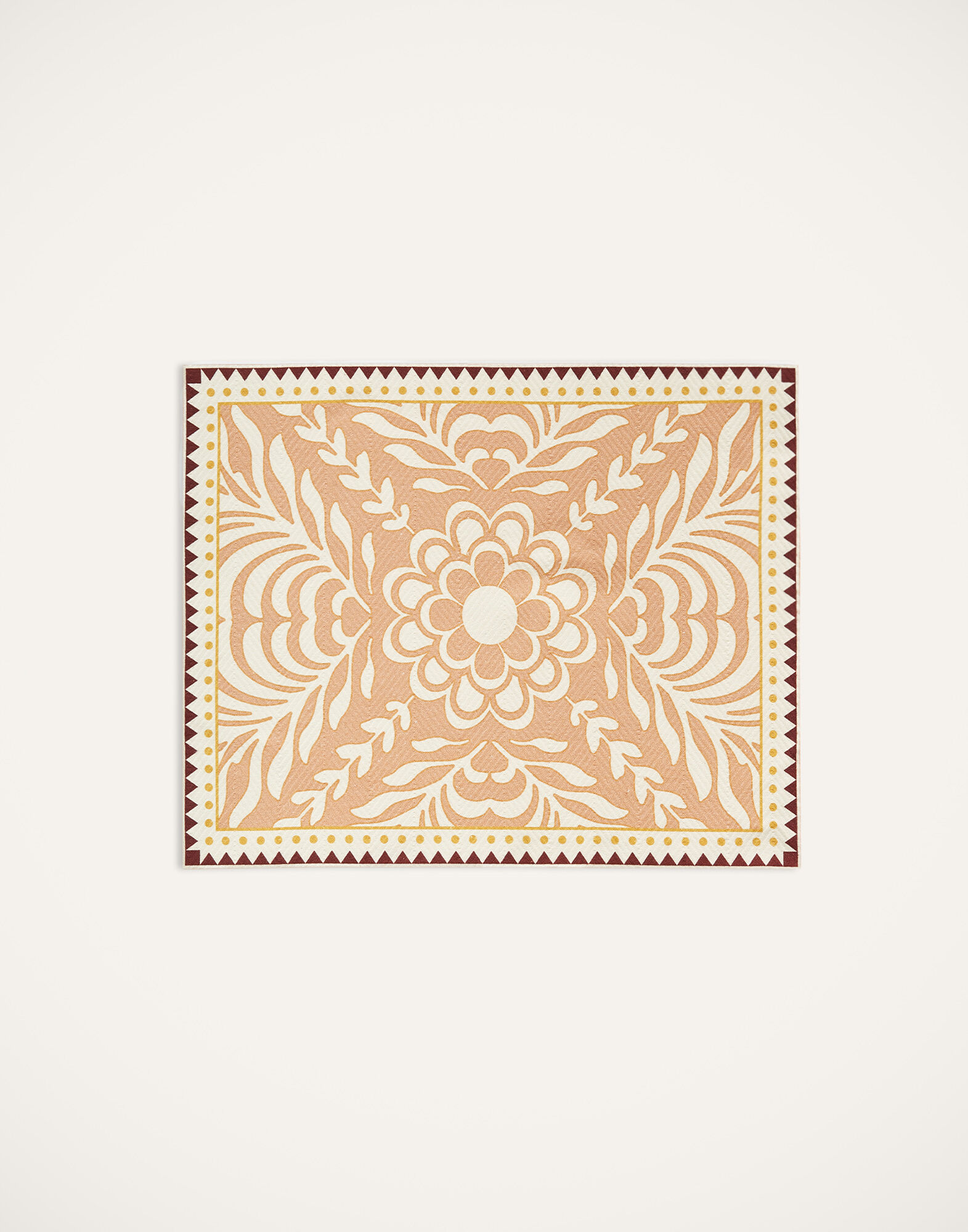 Herringbone Placemats Set Of 2 La DoubleJ: Tudor Pink Herringbone Placemats Set Of 2 La DoubleJ: Tudor Pink PMT0015COT040