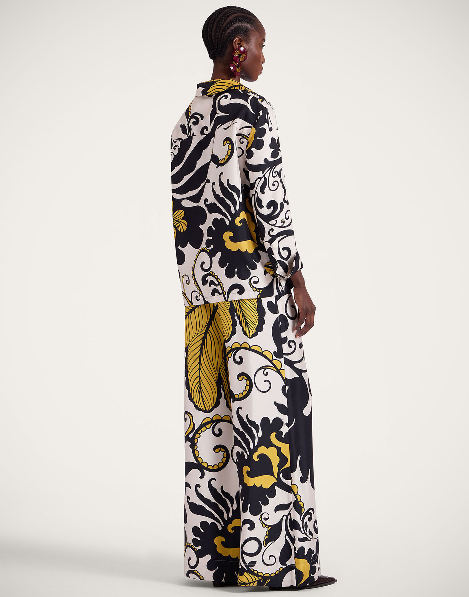 Palazzo Pants La DoubleJ: Marea Black & White Palazzo Pants La DoubleJ: Marea Black & White TRO0003SIL001