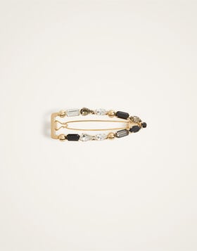 Crystals Hair Clip La DoubleJ: Solid Gold CLI0003BRA005
