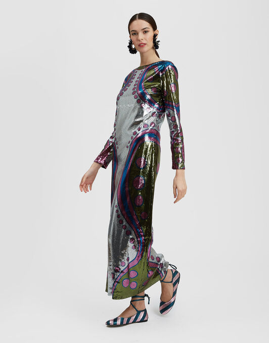 Supreme Swing Dress La DoubleJ: Spritz Placée Silver Supreme Swing Dress La DoubleJ: Spritz Placée Silver DRE0445PAI004