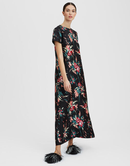 Swing Dress La DoubleJ: Breezy Black Swing Dress La DoubleJ: Breezy Black DRE0001SIL001