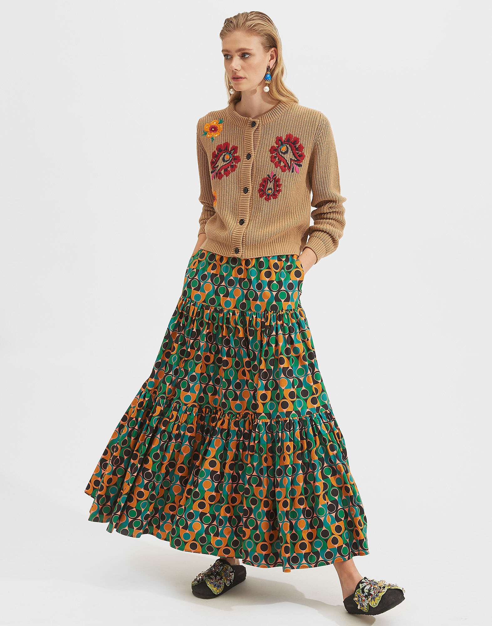 Big Skirt LaDoubleJ: Gumball Verde SKI0001COT001