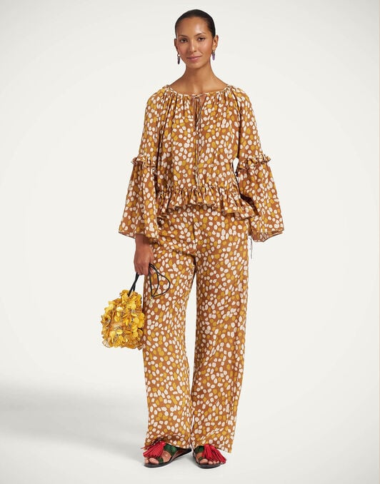 Club Pants La DoubleJ: Spots Caramel Club Pants La DoubleJ: Spots Caramel TRO0211CRE001