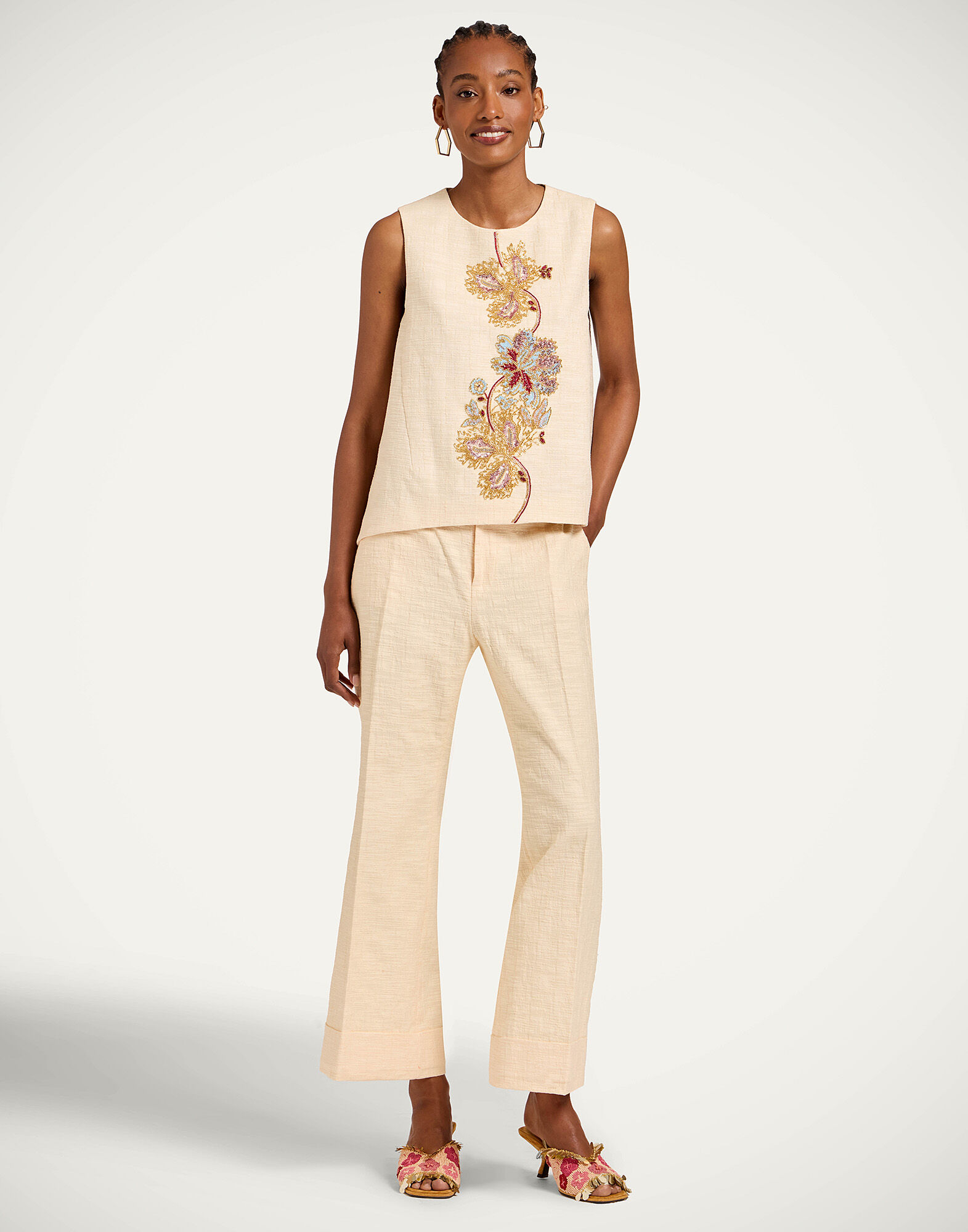 La Scala Top La DoubleJ: Solid Ivory La Scala Top La DoubleJ: Solid Ivory TOP0215COT005