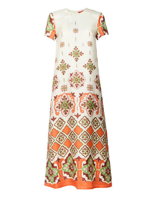 Swing Dress La DoubleJ: Partenope Placée Swing Dress La DoubleJ: Partenope Placée DRE0001SIL001