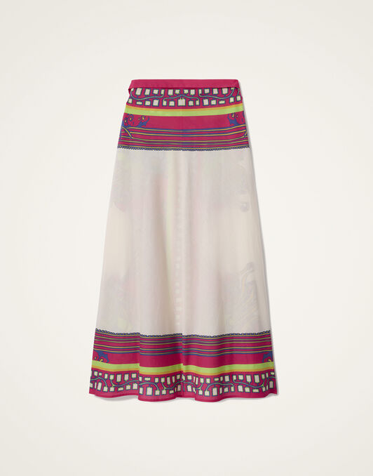 Sarong Skirt La DoubleJ: Lemuria Placée Pink SKI0122COT056