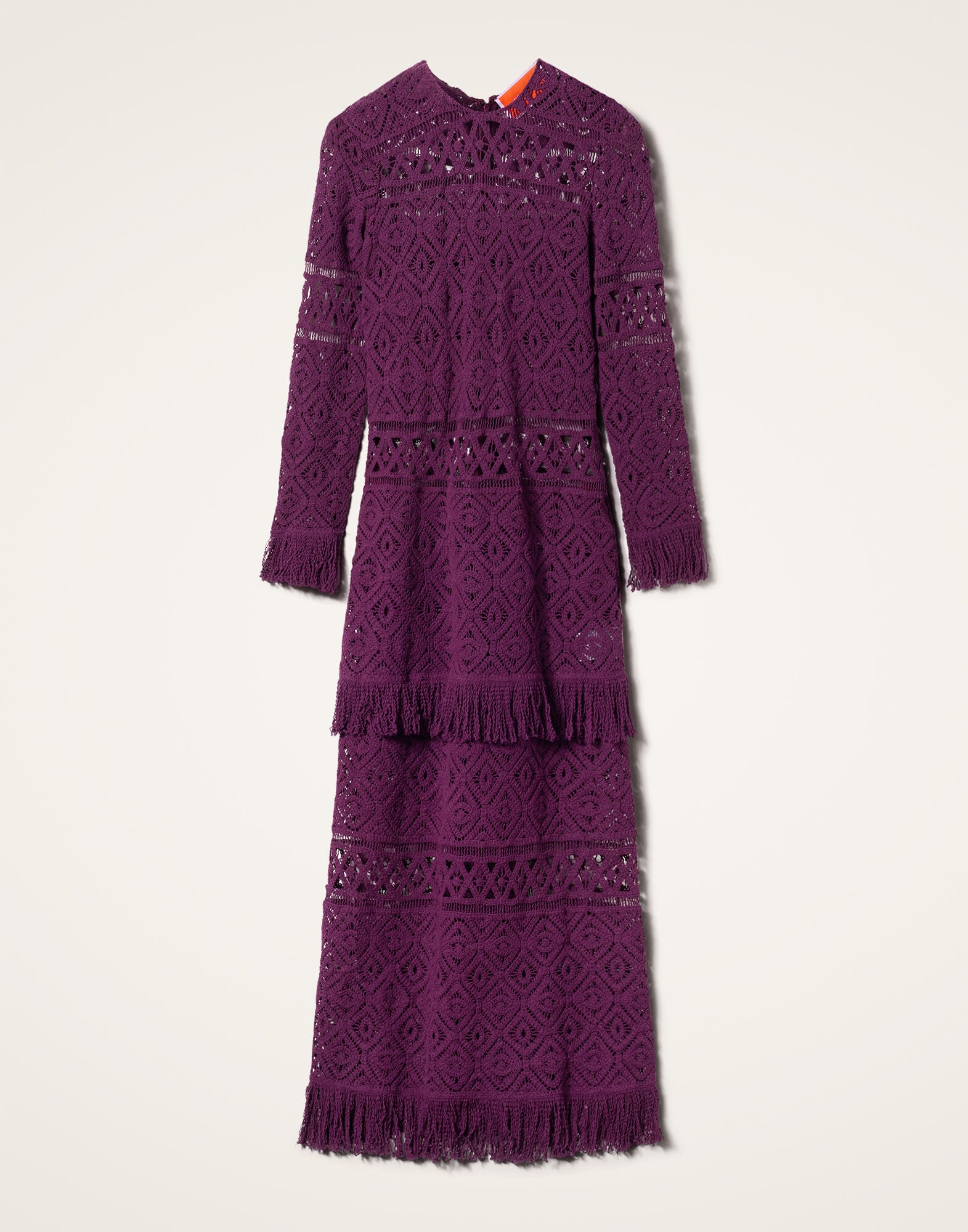 Lacey Long Sleeve Swing Dress La DoubleJ: Plaza Purple DRE0681JCQ080