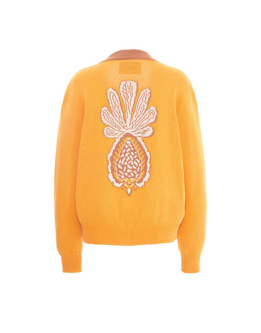 Pineapple Cardigan La DoubleJ: Avorio PUL0157KNI087
