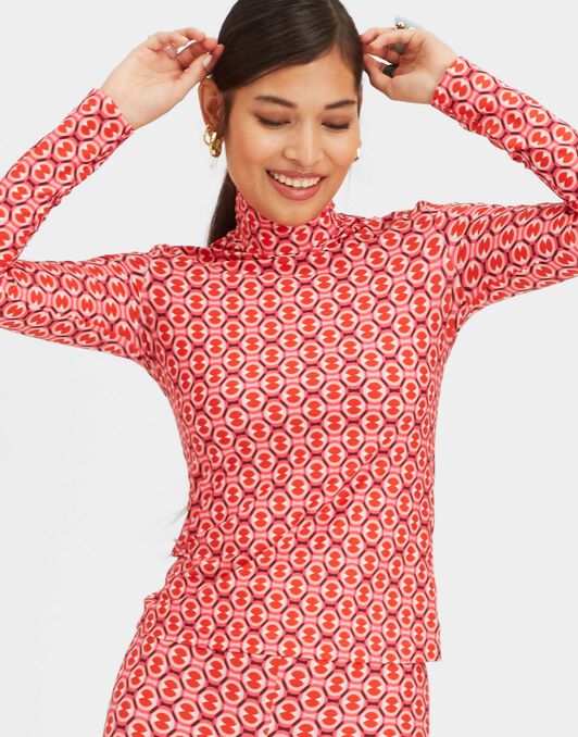 Turtleneck La DoubleJ: Sugar Rush Red SHI0030JER005