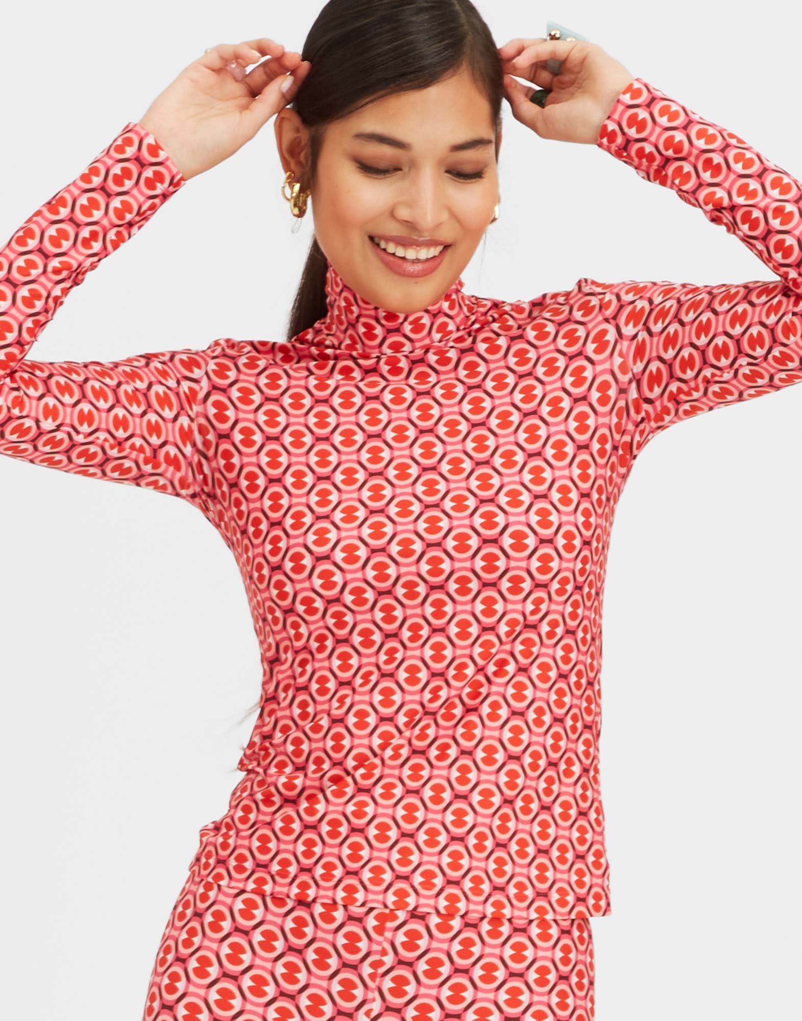 Turtleneck La DoubleJ: Sugar Rush Red SHI0030JER005