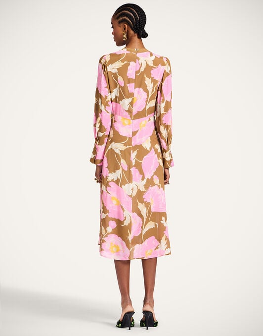Eve Midi Dress La DoubleJ: Sylph Khaki Eve Midi Dress La DoubleJ: Sylph Khaki DRE0808VIS019