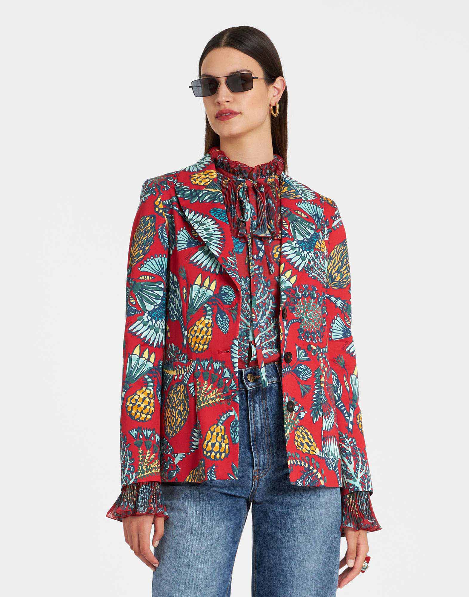 24/7 Jacket La DoubleJ: Sicomore Red 24/7 Jacket La DoubleJ: Sicomore Red JAC0048COT006