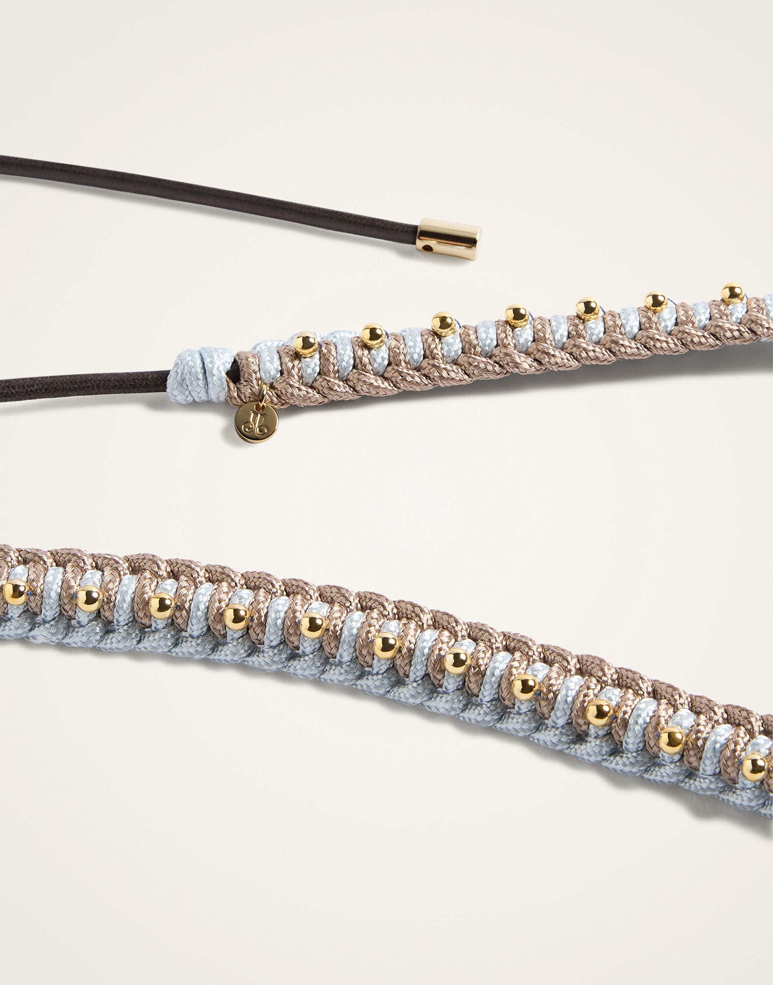 Better Together Belt La DoubleJ: Bicolor Light Beige & Light Blue Better Together Belt La DoubleJ: Bicolor Light Beige & Light Blue BEL0011ROP001