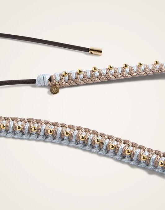 Better Together Belt La DoubleJ: Bicolor Light Beige & Light Blue Better Together Belt La DoubleJ: Bicolor Light Beige & Light Blue BEL0011ROP001
