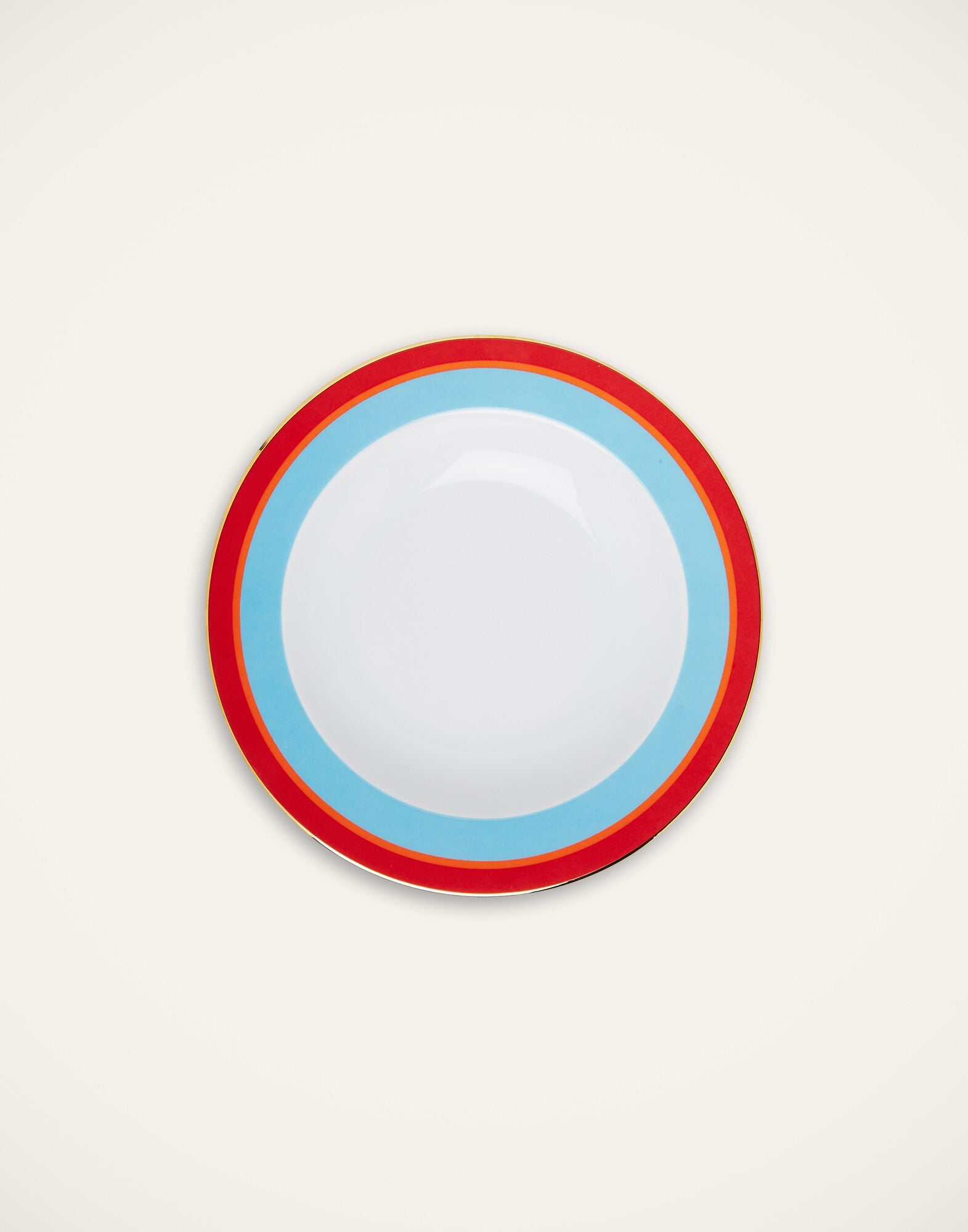 Soup Plates Set Of 2 La DoubleJ: Rainbow Azure Soup Plates Set Of 2 La DoubleJ: Rainbow Azure SOU0002CER001