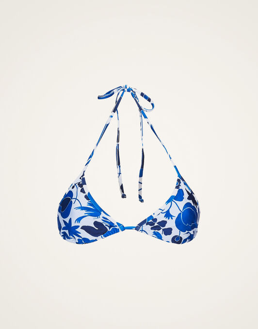 Triangle Bikini Top LaDoubleJ: Wildbird Blu SWI0003LYC001