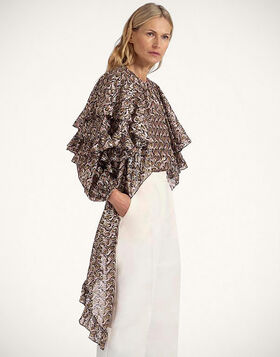 Ball Drop Mini Cape La DoubleJ: Jive Pink SCA0056FCP006