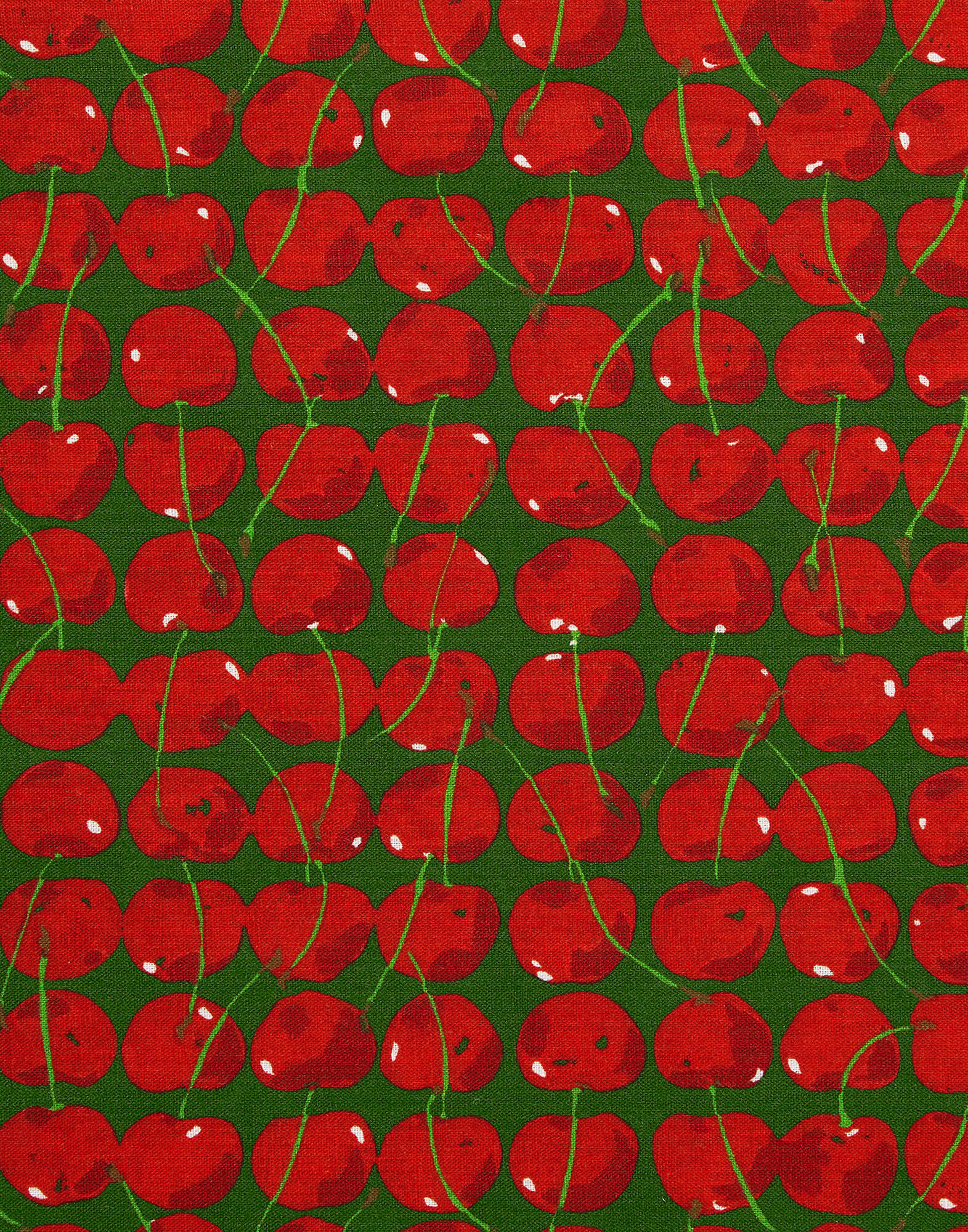 Placemat Set Of 2 La DoubleJ: Cherries Verde Placemat Set Of 2 La DoubleJ: Cherries Verde TBM0001LIN005