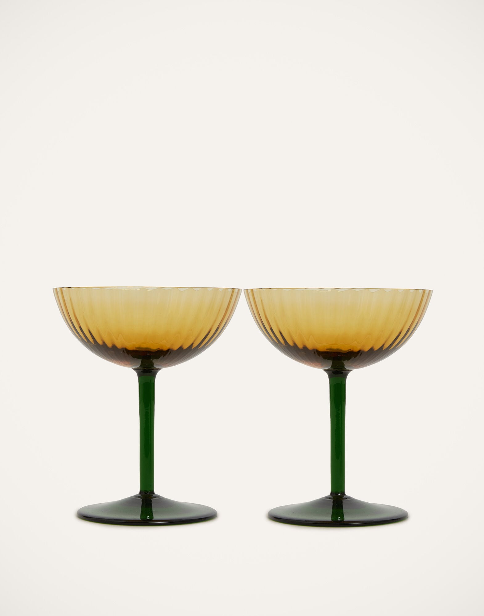 Champagne Coupe Set of 2 La DoubleJ: Giallo Champagne Coupe Set of 2 La DoubleJ: Giallo GLA0012MUR001