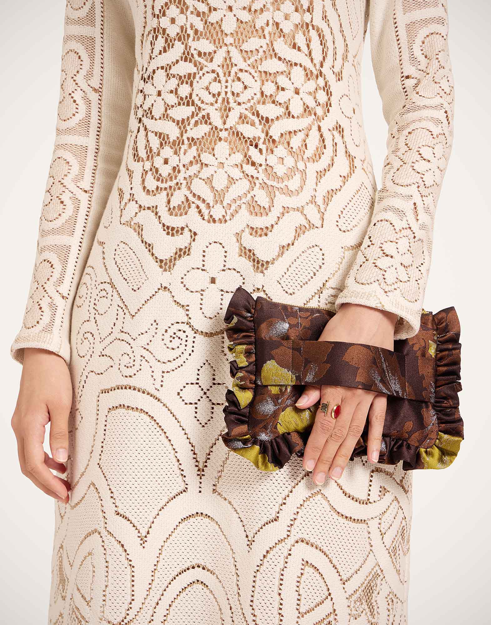 Lacey Long Sleeve Swing Dress La DoubleJ: Solid White Smoke Lacey Long Sleeve Swing Dress La DoubleJ: Solid White Smoke DRE0418EMB006