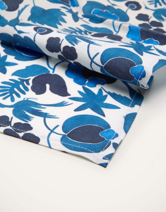 Large Napkins Set Of 2 La DoubleJ: Wildbird Blu Small Large Napkins Set Of 2 La DoubleJ: Wildbird Blu Small NAP0006LIN001