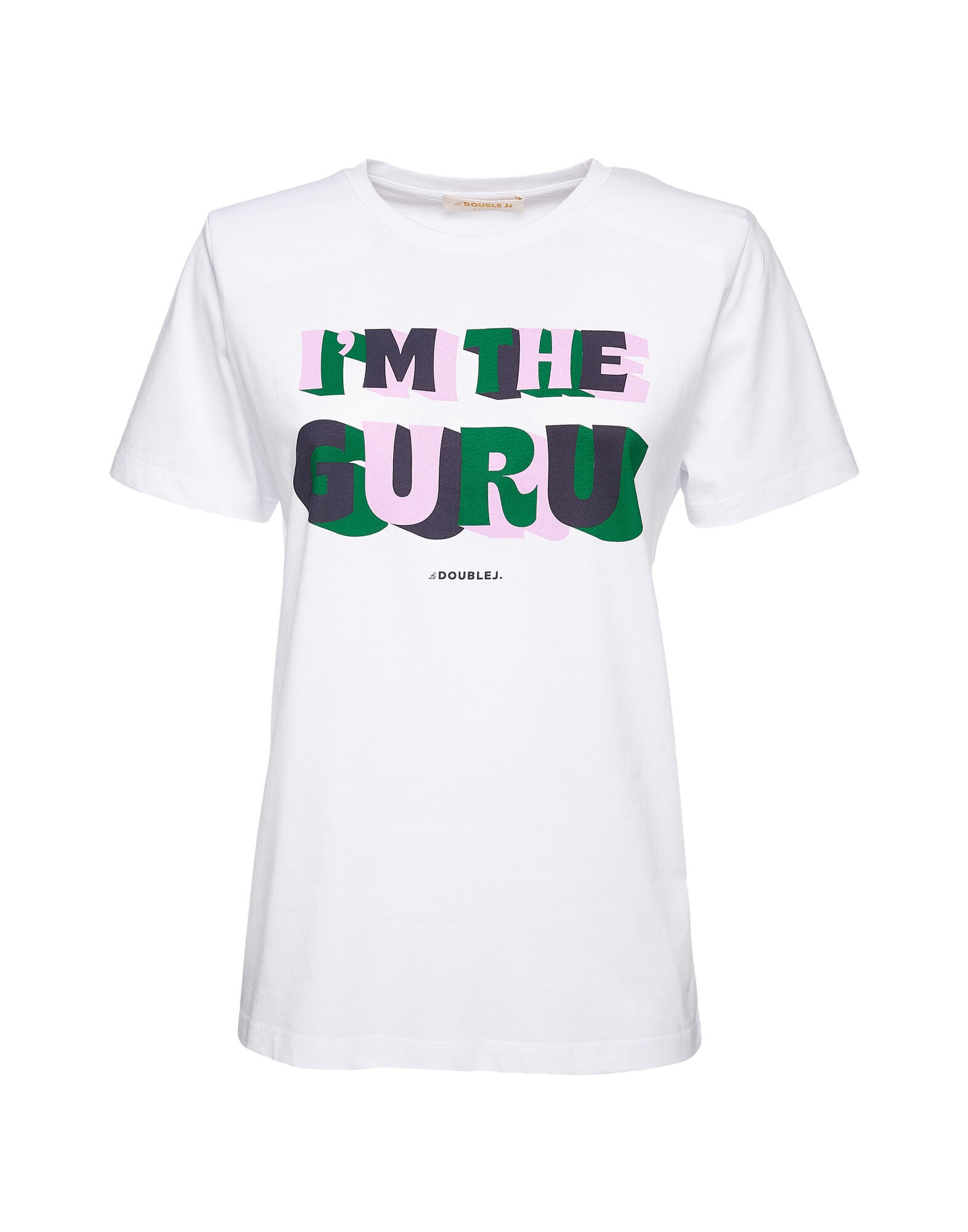 Slogan T-shirt La DoubleJ: I'm The Guru Slogan T-shirt LaDoubleJ: I'm The Guru SHI0031JER010