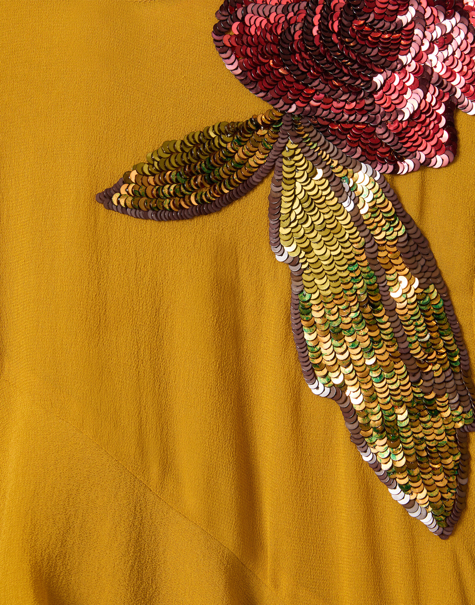 Naiad Dress La DoubleJ: Solid Dark Yellow DRE1012SIL025