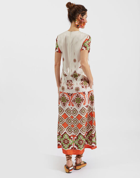 Swing Dress La DoubleJ: Partenope Placée Swing Dress La DoubleJ: Partenope Placée DRE0001SIL001
