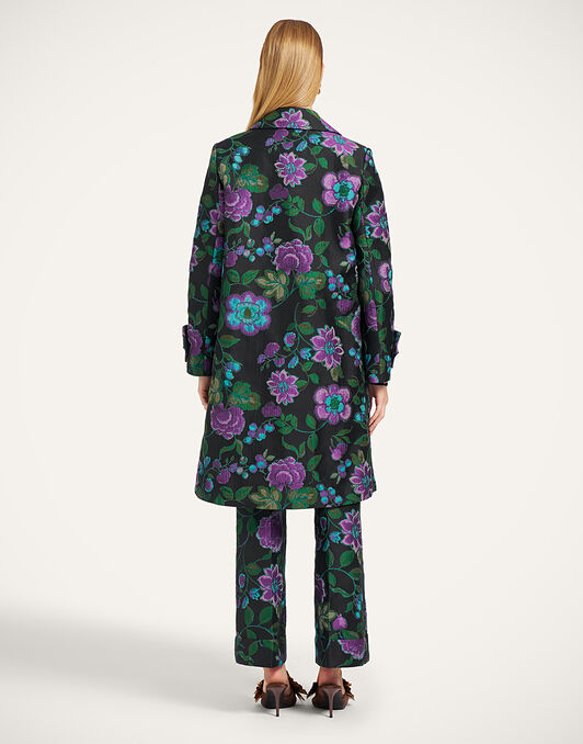Precious Coat La DoubleJ: Botanical Black JAC0122JCQ144