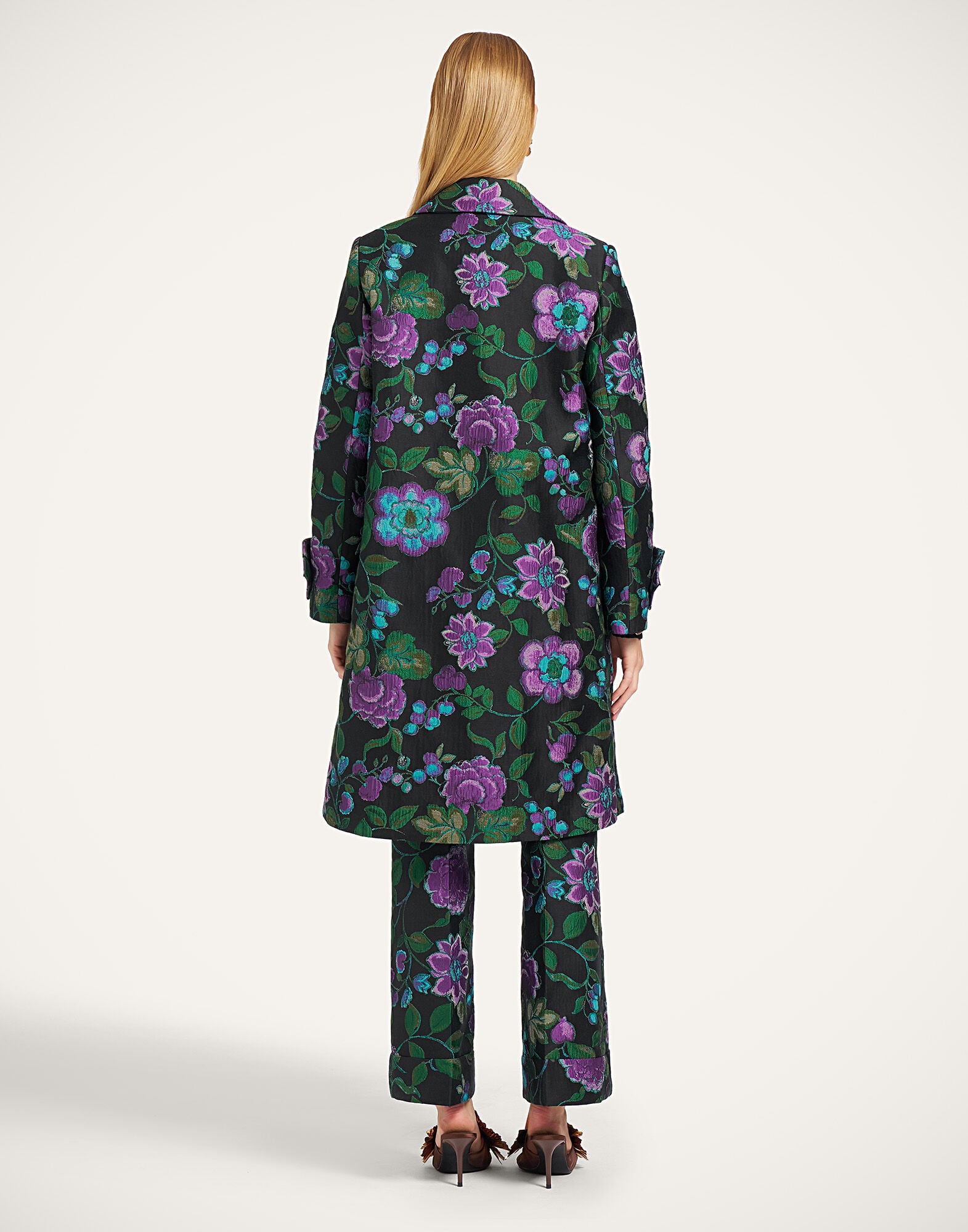 Precious Coat La DoubleJ: Botanical Black JAC0122JCQ144