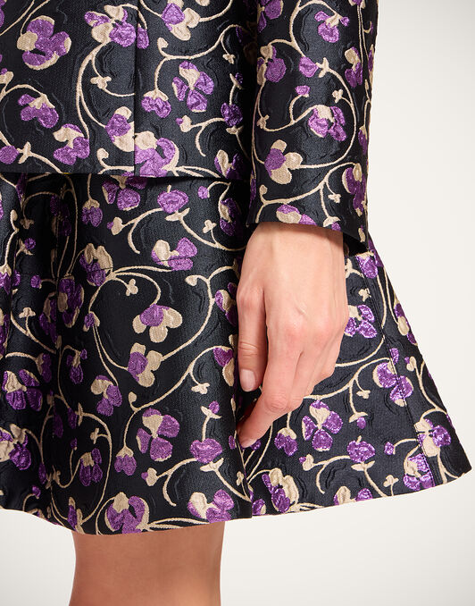 Mini Dolce Vita Skirt La DoubleJ: Honeysuckle Black Mini Dolce Vita Skirt La DoubleJ: Honeysuckle Black SKI0161JCQ128