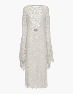 Costiera Dress La DoubleJ: Solid White DRE0485LAC002