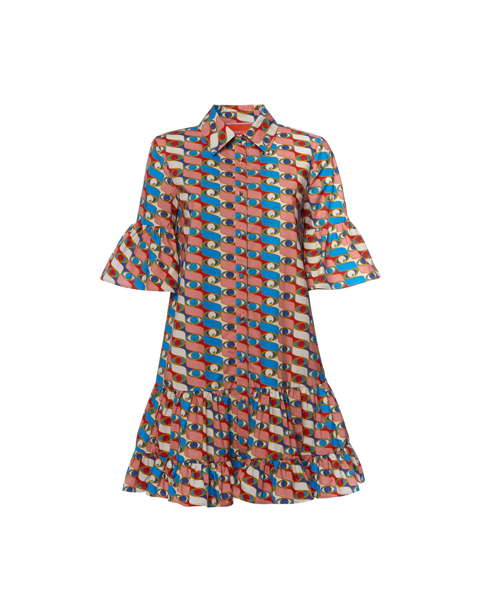 Choux Dress La DoubleJ: Third Eye Turchese Choux Dress La DoubleJ: Third Eye Turchese DRE0205COT015