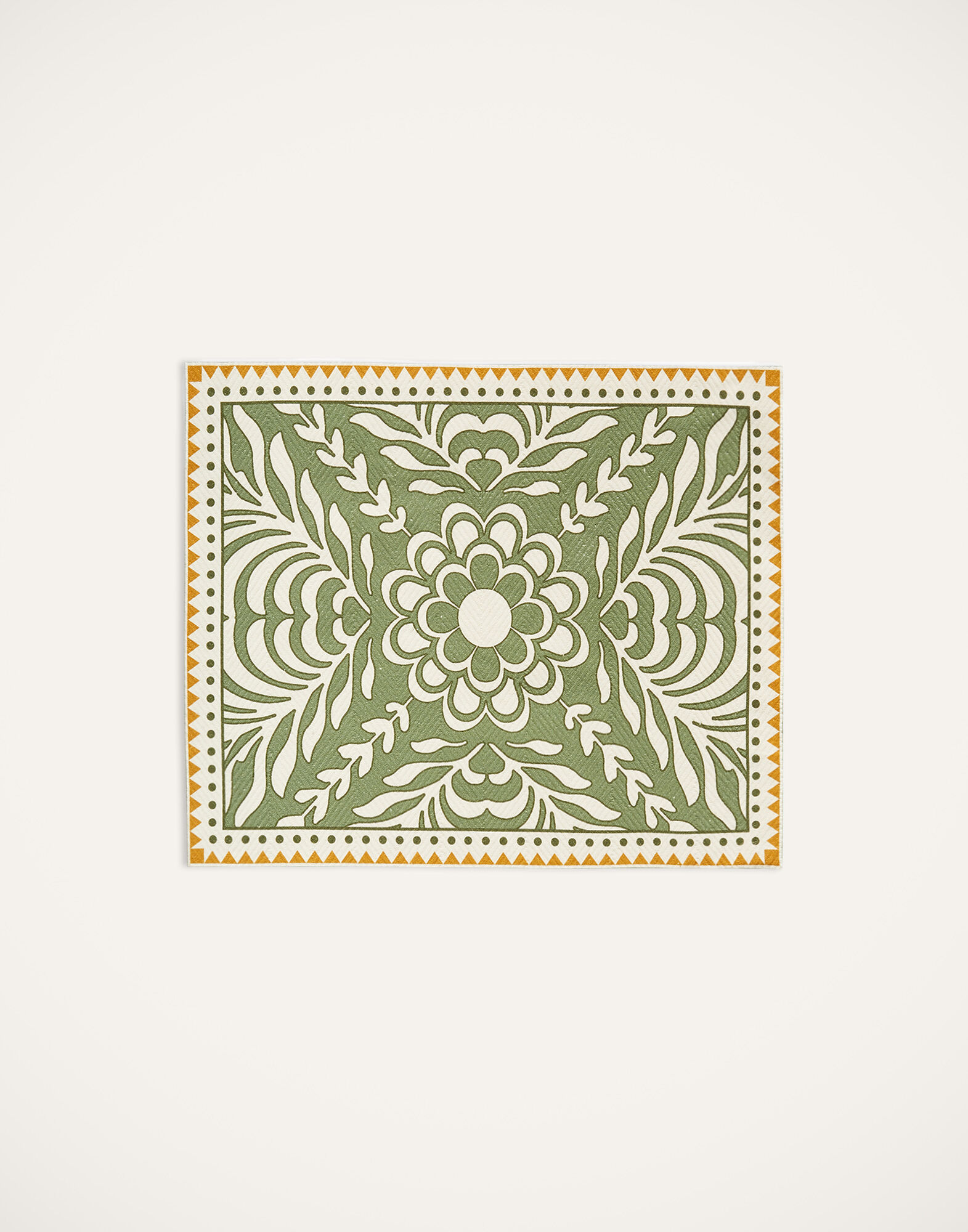 Herringbone Placemats Set Of 2 La DoubleJ: Tudor Light Green PMT0015COT040