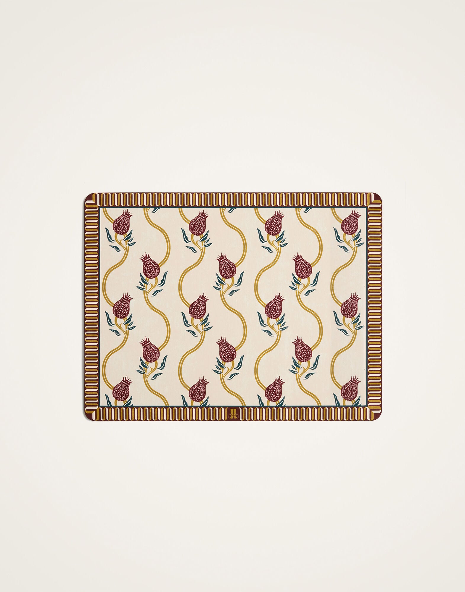 TV Placemats Set of 2 La DoubleJ: Melograno Ivory PMT0040CRK001