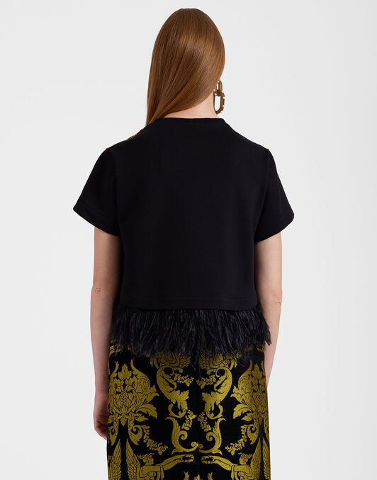 La Scala Tee La DoubleJ: Cherubs Black La Scala Tee La DoubleJ: Cherubs Black TSH0041JCQ089