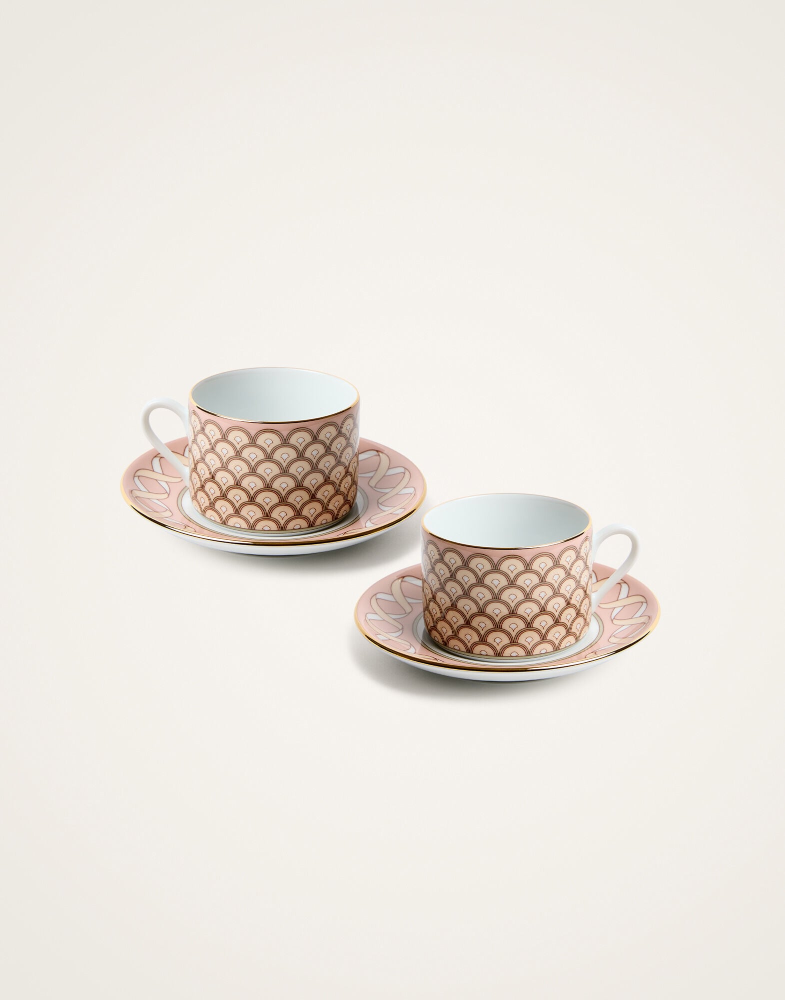 Impero Tea Cup Set Of 2 La DoubleJ: Odysseus Dusty Pink Impero Tea Cup Set Of 2 La DoubleJ: Odysseus Dusty Pink CUP0012CER001