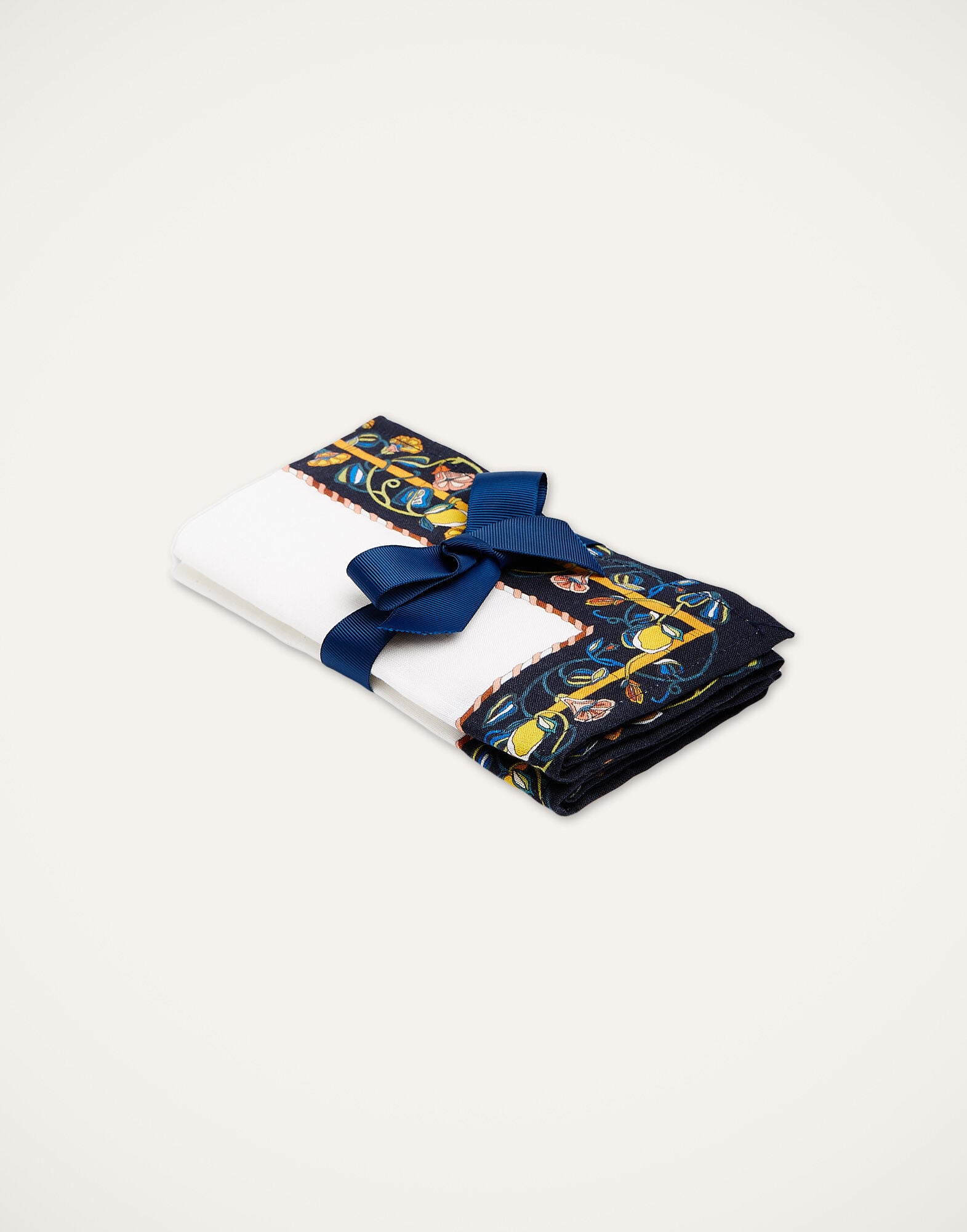 Large Napkins Set Of 2 La DoubleJ: Borboni Blue Large Napkins Set Of 2 La DoubleJ: Borboni Blue NAP0006LIN001