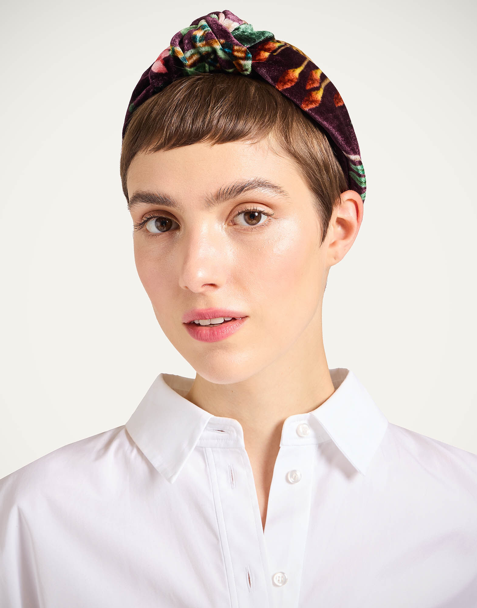 Love Knot Headband La DoubleJ: Zooflora Burgundy Love Knot Headband La DoubleJ: Zooflora Burgundy HEB0015VEL018