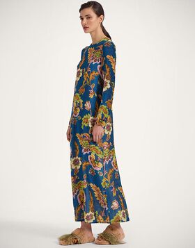 Long Sleeve Swing Dress La DoubleJ: Lark Blue DRE0184DEV001