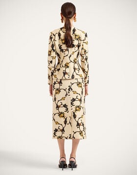 Pencil Skirt La DoubleJ: Buttercup White SKI0011CAD001