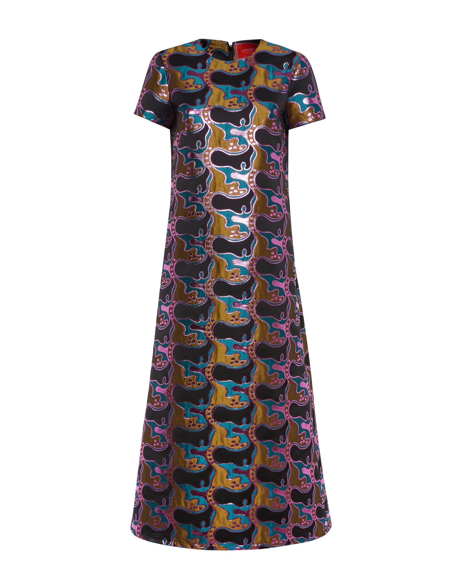 Super Swing Dress La DoubleJ: Spritz Blue Petrol DRE0001JCQ081