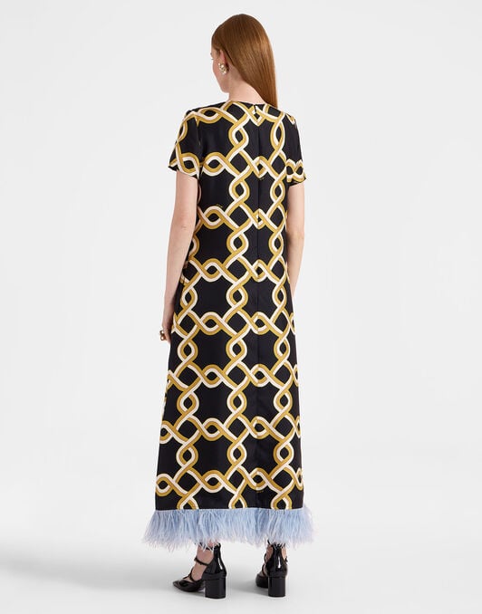 Swing Dress La DoubleJ: Tackle Black Swing Dress La DoubleJ: Tackle Black DRE0864SIL026