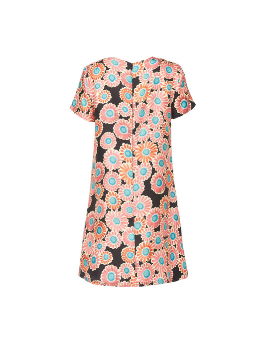 Mini Swing Dress La DoubleJ: Crazy Daisy Black Mini Swing Dress La DoubleJ: Crazy Daisy Black DRE0963SIL006