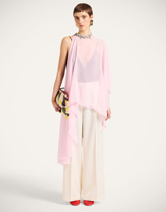Maria Cape La DoubleJ: Solid Pink SCA0092SIL014