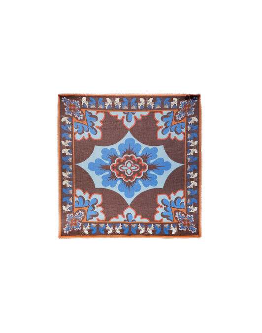 Foulard 140 La DoubleJ: Palazzo Light Blue SCA0060MOS001