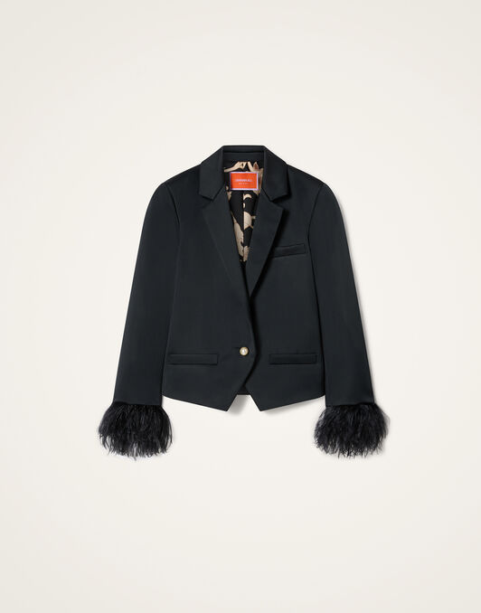 Luckycharm Jacket La DoubleJ: Solid Black JAC0208DUC002